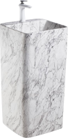 Раковина SantiLine SL-4005MM под мрамор матовая