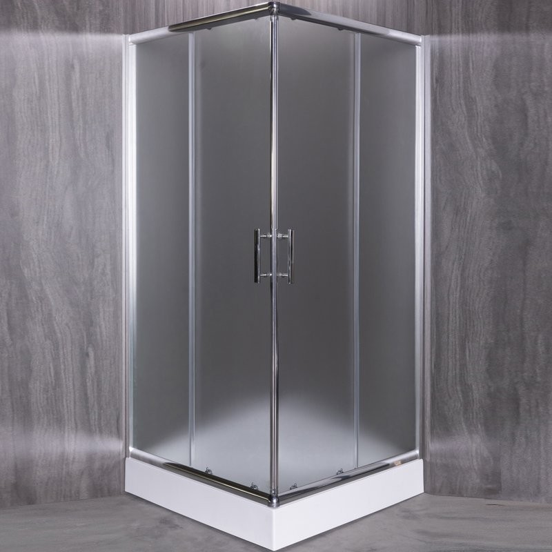 Душевой уголок Esbano ESR-8034 100х100 см, профиль хром