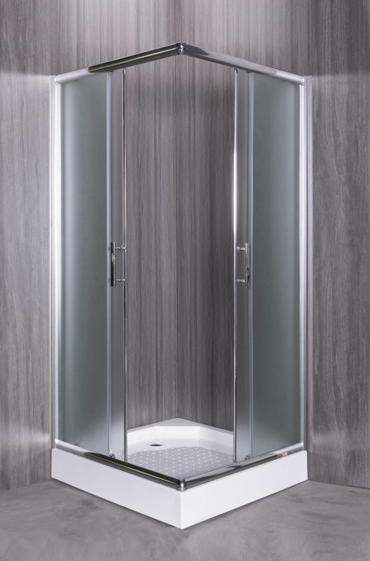 Душевой уголок Esbano ESR-8034 100х100 см, профиль хром