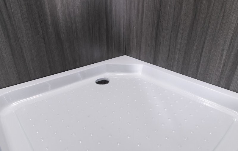 Душевой уголок Esbano ESR-8034 100х100 см, профиль хром