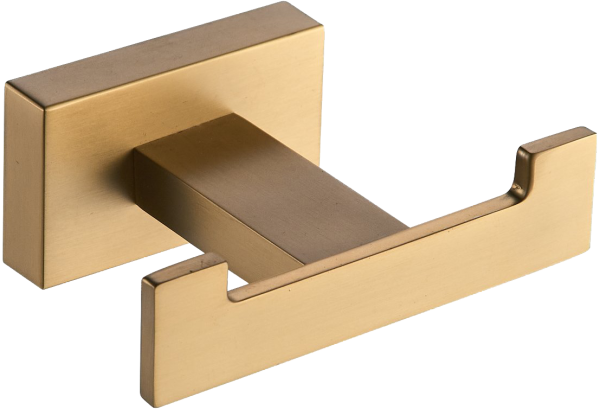 Крючок Shevanik SG5621G золото сатин, на шурупах