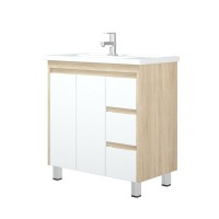 Тумба под раковину без столешницы Corozo Остин 80 Z3 напольная, сонома