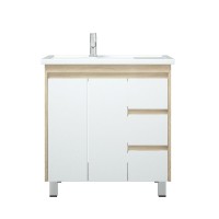 Тумба под раковину без столешницы Corozo Остин 80 Z3 напольная, сонома