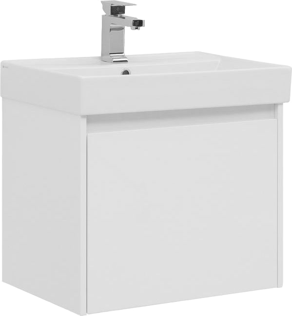Тумба с раковиной Aquanet Nova Lite 60 1 ящик