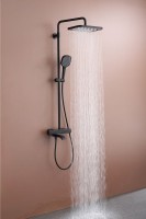 Душевая стойка Raglo R22.26.06 с термостатом, черный