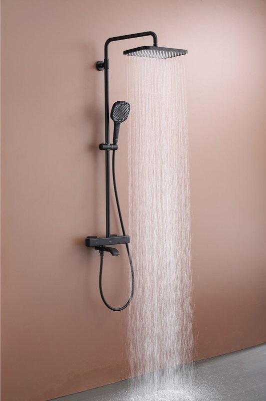 Душевая стойка Raglo R22.26.06 с термостатом, черный