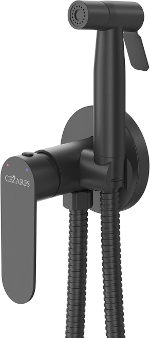 Гигиенический душ Cezares Stylus STYLUS-DIF-NOP С ВНУТРЕННЕЙ ЧАСТЬЮ, матовый черный