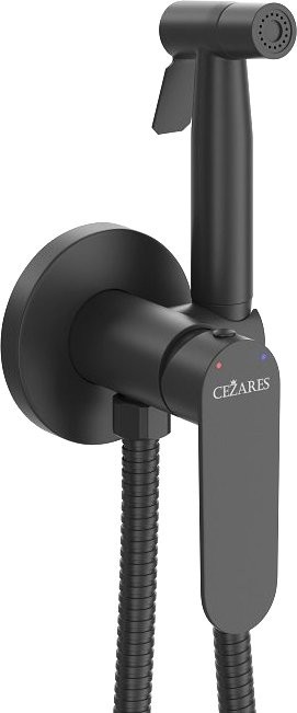 Гигиенический душ Cezares Stylus STYLUS-DIF-NOP С ВНУТРЕННЕЙ ЧАСТЬЮ, матовый черный