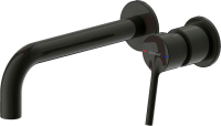 Смеситель для раковины Bravat P8461217BW-ENG С ВНУТРЕННЕЙ ЧАСТЬЮ черный