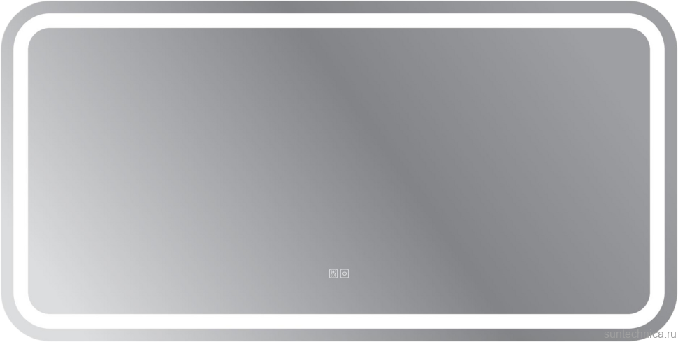 Зеркало Cezares Stylus 140х70, с подсветкой, с антизапотевателем