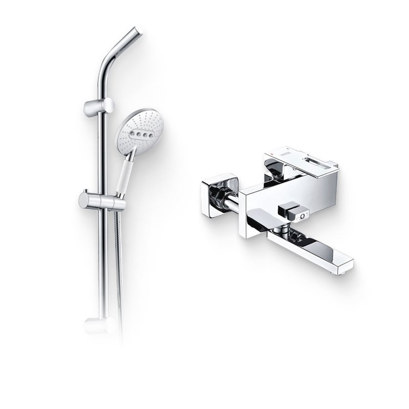 Душевой комплект Смеситель Wasserkraft Alme 1501 + Гарнитур A044