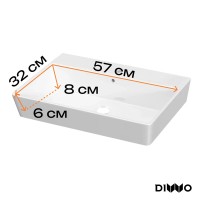 Тумба с раковиной DIWO Брянск 60