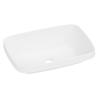 Накладная раковина Belux Джаз 54 матовая белая, прямоугольная