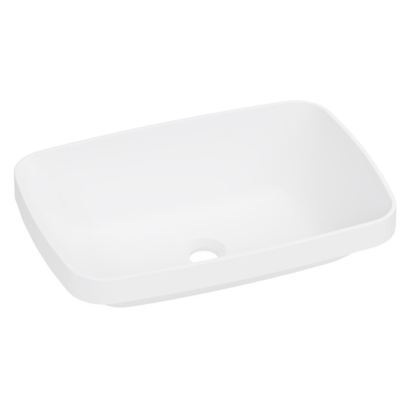 Накладная раковина Belux Джаз 54 матовая белая, прямоугольная