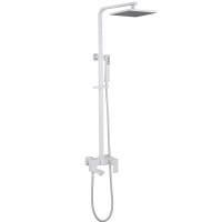 Душевая стойка Abber Daheim AF8216WL матовая белая