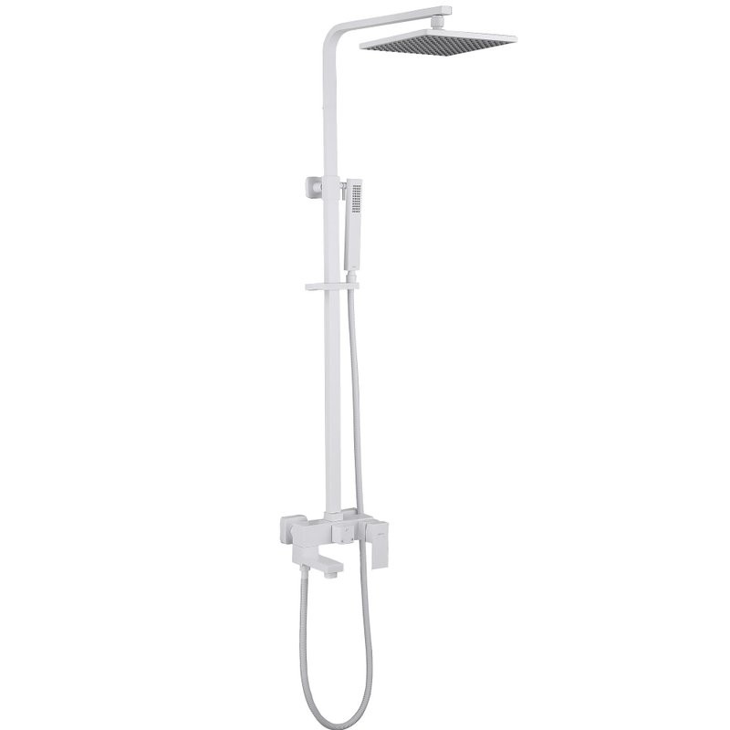 Душевая стойка Abber Daheim AF8216WL матовая белая