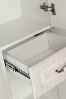 Шкаф пенал для ванной Style Line Олеандр-2 36 Люкс, рельеф пастель