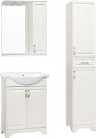 Шкаф пенал для ванной Style Line Олеандр-2 36 Люкс, рельеф пастель