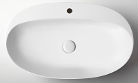 Накладная раковина Azzurra Elegance 60 белая, овальная, фаянс, с 1 отверстием под смеситель