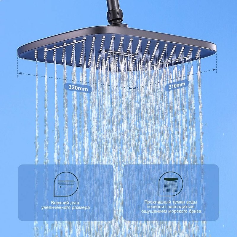 Душевая стойка Splenka S31 S31.24.09 графит