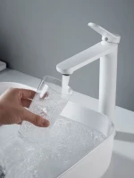 Смеситель для раковины высокий Shevanik S4311C Смеситель для раковины высокий Shevanik S4311C