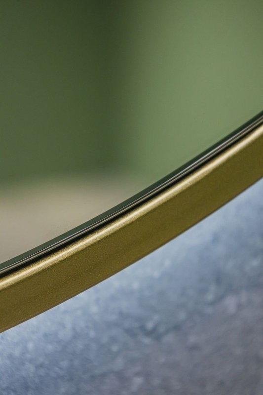 Зеркало круглое Art&Max Asti 80, с подсветкой, золото