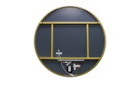 Зеркало круглое Art&Max Asti 80, с подсветкой, золото