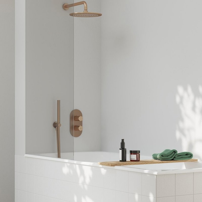 Верхний душ Ravak 980.60RGB розовое золото