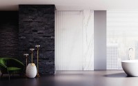 Душевая перегородка Veconi Korato KR81F-80-08-C4 80 см, профиль матовый хром, стекло рифленое