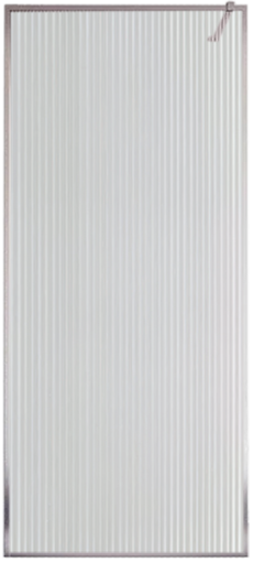 Душевая перегородка Veconi Korato KR81F-80-08-C4 80 см, профиль матовый хром, стекло рифленое