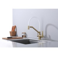 Смеситель для кухни с подключением фильтра Raglo R80.62.03, золотой сатин