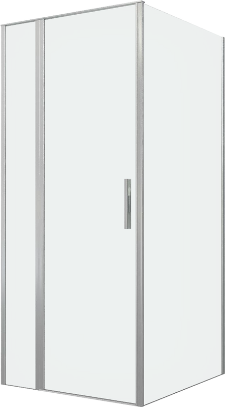 Душевой уголок Allen Brau Priority 90x100, профиль серебро браш, стекло прозрачное