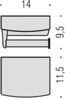 Держатель туалетной бумаги Colombo Design Land B2891.000 Держатель туалетной бумаги Colombo Design Land B2891.000