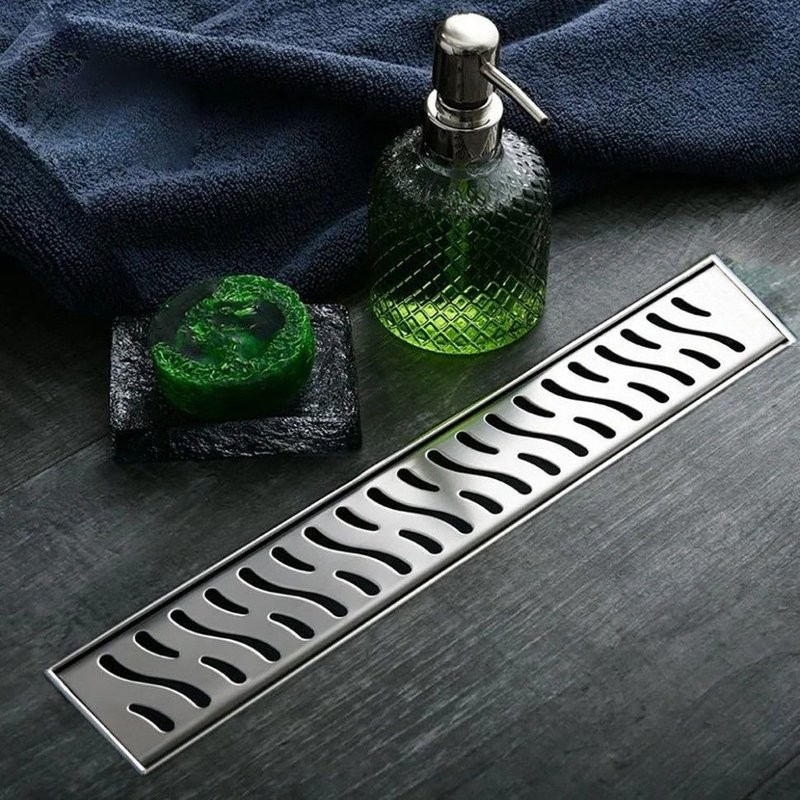 Душевой трап (лоток) MCH Chudej Harmony CH350HN 35 см, решетка хром, с сифоном