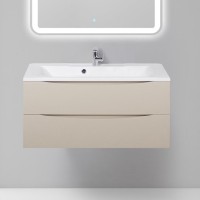 Тумба с раковиной BelBagno Marino 100 crema opaco