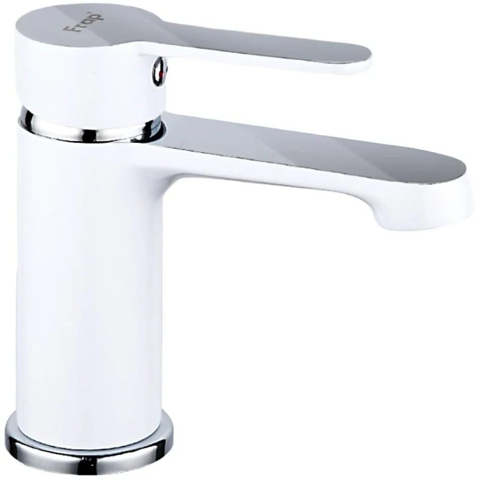 Смеситель для раковины Frap H41 F1041 белый, хром