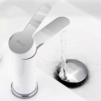 Смеситель для раковины Frap H41 F1041 белый, хром