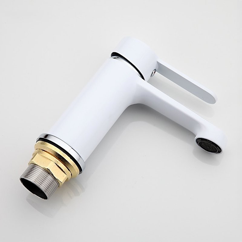 Смеситель для раковины Frap H41 F1041 белый, хром