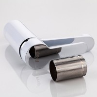 Смеситель для раковины Frap H41 F1041 белый, хром