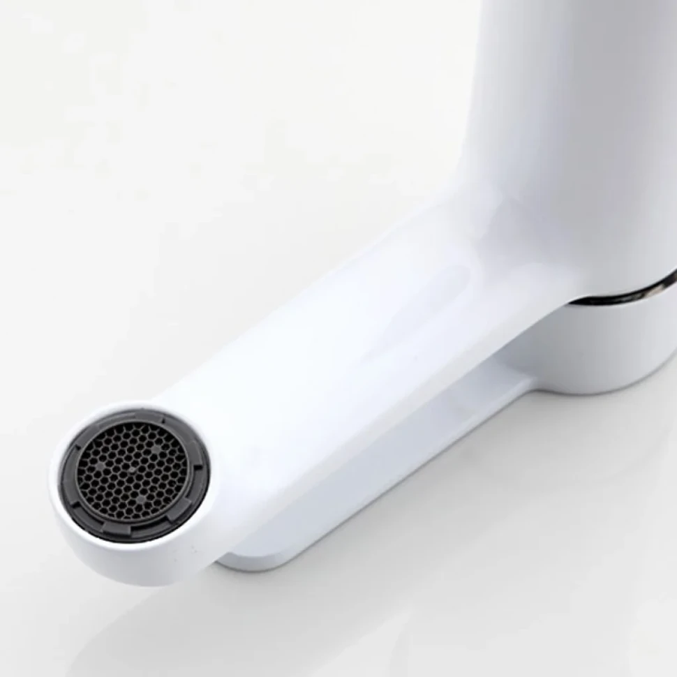 Смеситель для раковины Frap H41 F1041 белый, хром
