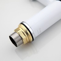 Смеситель для раковины Frap H41 F1041 белый, хром