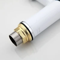 Смеситель для раковины Frap H41 F1041 белый, хром Смеситель для раковины Frap H41 F1041 белый, хром
