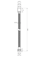 Душевой шланг Cezares Czr CZR-FMM-180-01 хром Душевой шланг Cezares Czr CZR-FMM-180-01 хром