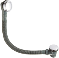 Слив-перелив для ванны Remer 96CC 32 мм, клик-клак, хром, без гидрозатвора