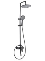 Душевая стойка РМС PL7 PL7BL-009DK черная