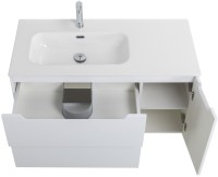 Тумба с раковиной BelBagno Etna 100 L 2 ящика. дверца, bianco lucido