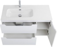 Тумба с раковиной BelBagno Etna 100 L 2 ящика. дверца, bianco lucido