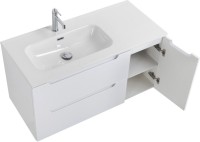 Тумба с раковиной BelBagno Etna 100 L 2 ящика. дверца, bianco lucido