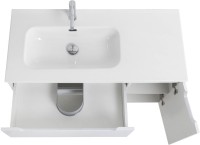 Тумба с раковиной BelBagno Etna 100 L 2 ящика. дверца, bianco lucido