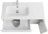 Тумба с раковиной BelBagno Etna 100 L 2 ящика. дверца, bianco lucido